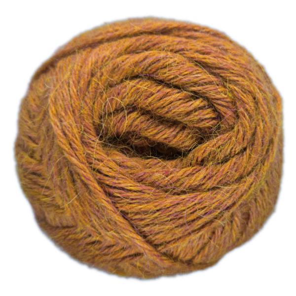 Marmoriert orange - 100% Baby Lama - 100 gr./200 m.