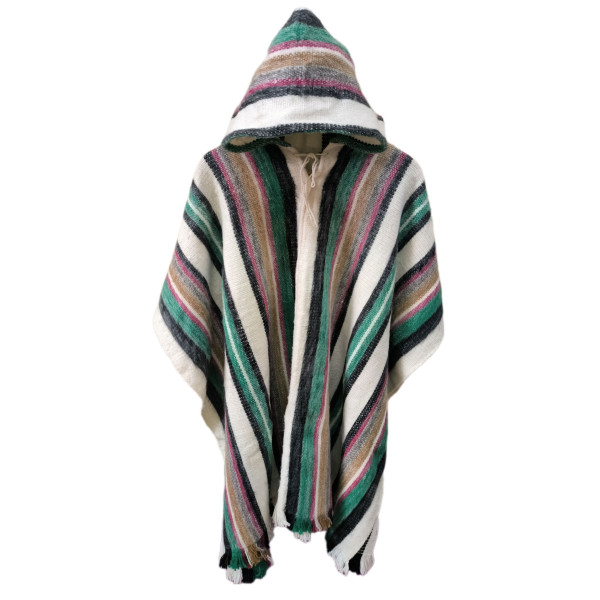 Andean Tunupa Poncho mit Kapuze