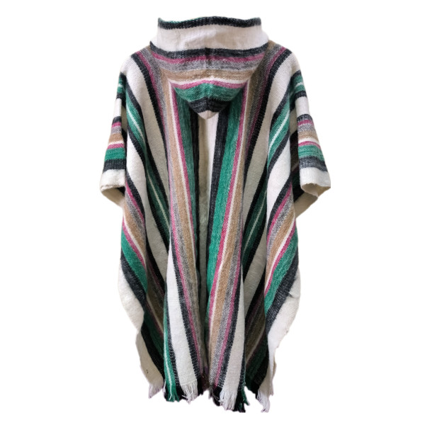 Andean Tunupa Poncho mit Kapuze