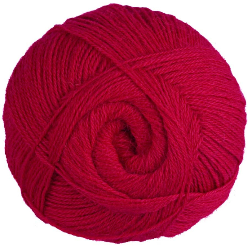 Reine Alpakawolle - Magenta - 100 gr