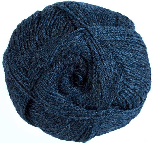 Lana de Alpaca Pura - Azul cobalto matizado - 100 gr.