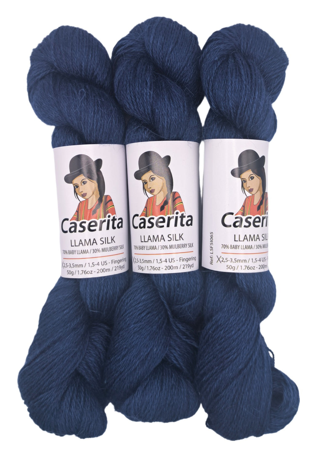 Azul marino - Baby llama y Seda - 50 gr./200 m.
