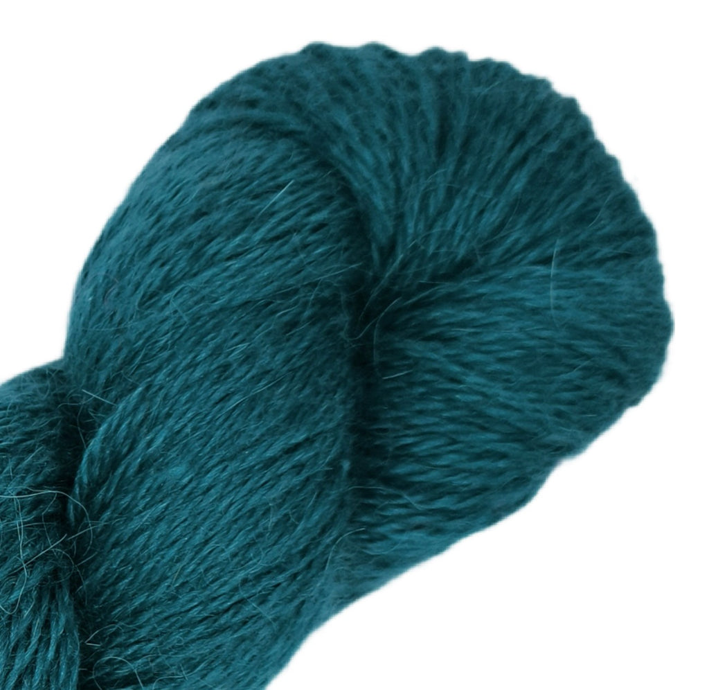 Verde azulado - Baby llama y Seda - 50 gr./200 m.