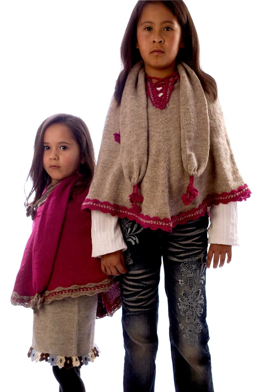 Fucsia y Beige claro